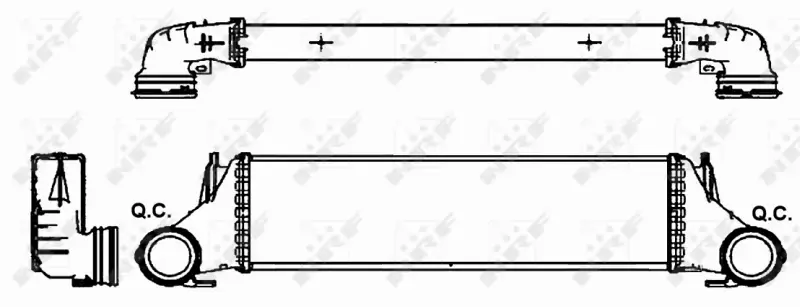 NRF CHŁODNICA POWIETRZA INTERCOOLER 30323 