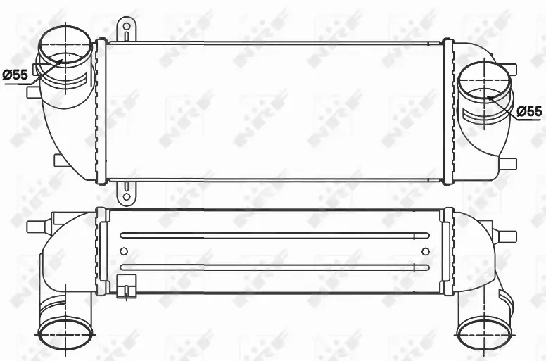 NRF CHŁODNICA POWIETRZA INTERCOOLER 30338 