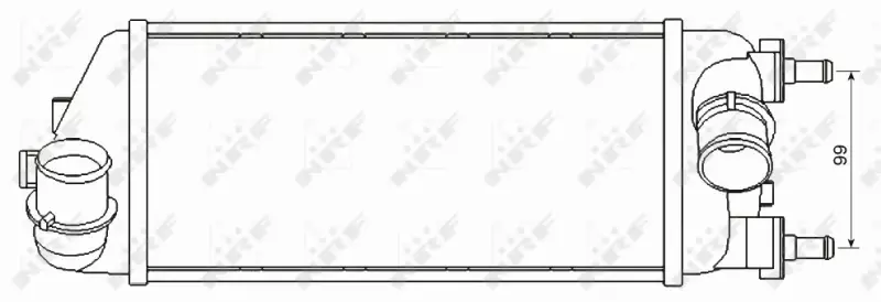NRF CHŁODNICA INTERCOOLER 30341 