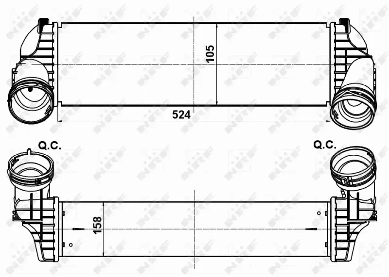 NRF INTERCOOLER 30359 