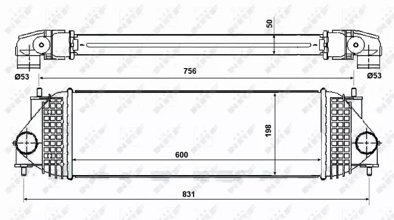 NRF INTERCOOLER 30393 