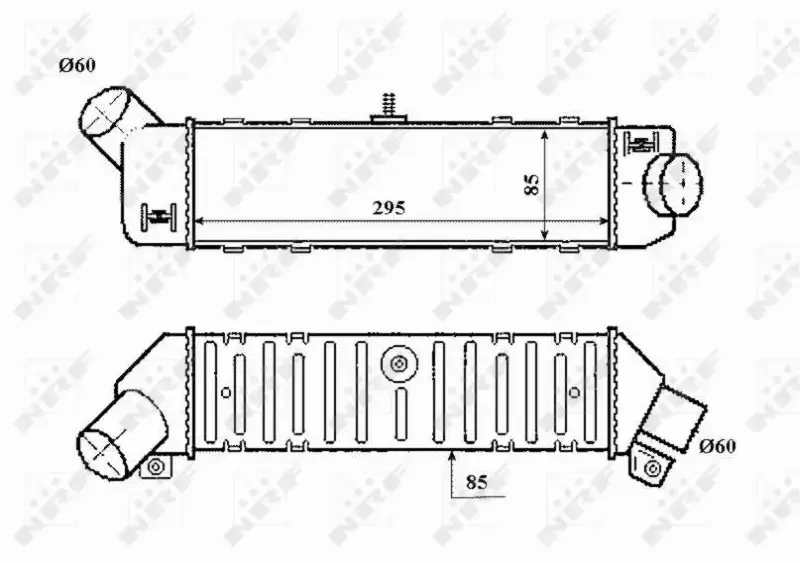 NRF CHŁODNICA POWIETRZA INTERCOOLER 30413 