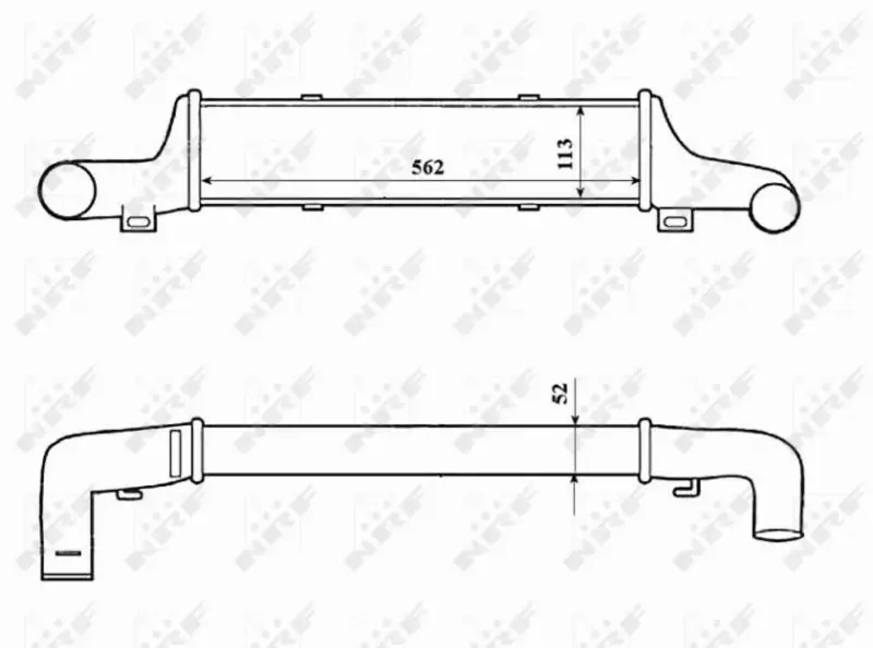 NRF CHŁODNICA POWIETRZA INTERCOOLER 30419 