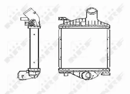 NRF CHŁODNICA POWIETRZA INTERCOOLER 30423 