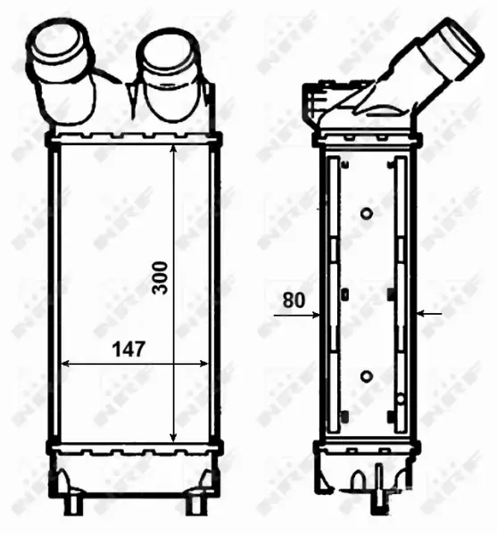 NRF CHŁODNICA POWIETRZA INTERCOOLER 30479 