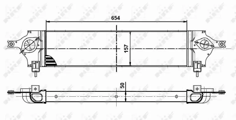 NRF INTERCOOLER 30513 