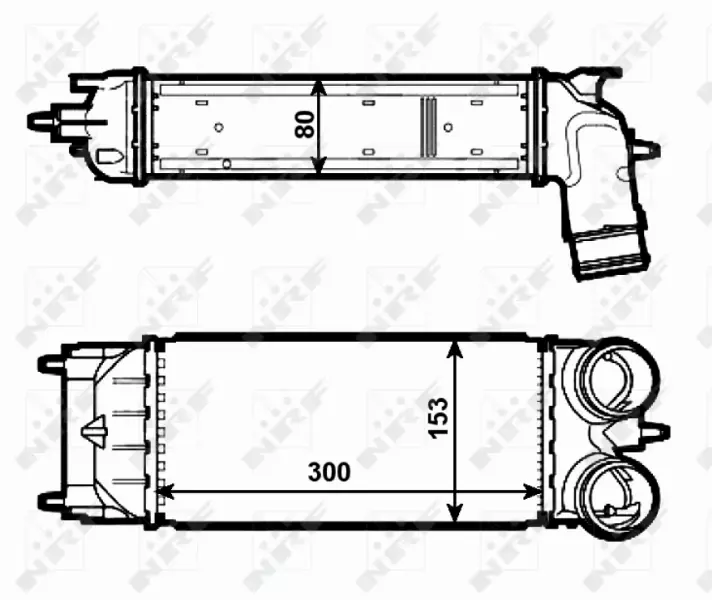 NRF INTERCOOLER 30548 