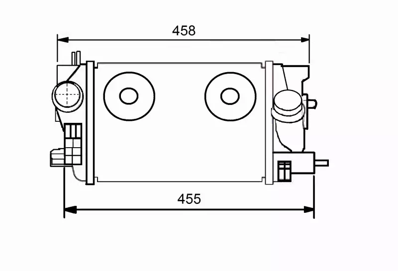 NRF CHŁODNICA POWIETRZA INTERCOOLER 30549 