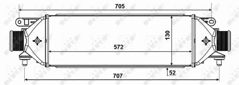 NRF INTERCOOLER 30752 