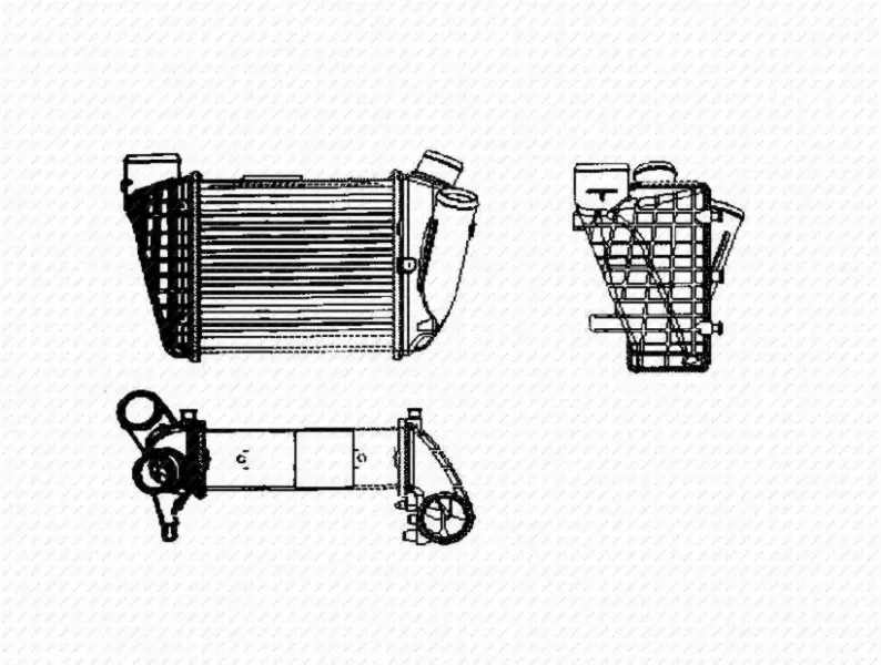 NRF CHŁODNICA POWIETRZA INTERCOOLER 30754 