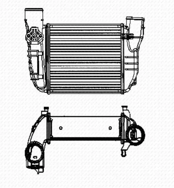 NRF CHŁODNICA POWIETRZA INTERCOOLER 30756 