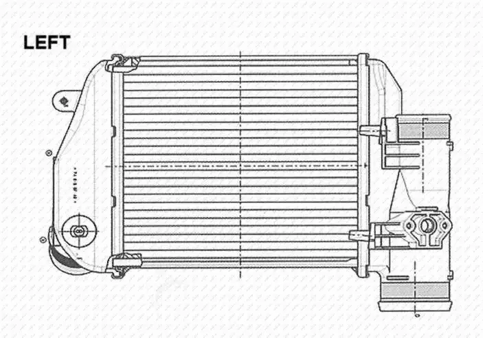 NRF CHŁODNICA POWIETRZA INTERCOOLER 30767 