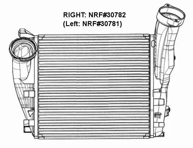 NRF CHŁODNICA INTERCOOLER 30782 