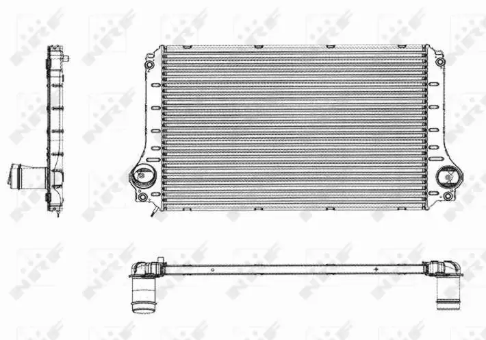 NRF CHŁODNICA POWIETRZA INTERCOOLER 30784 