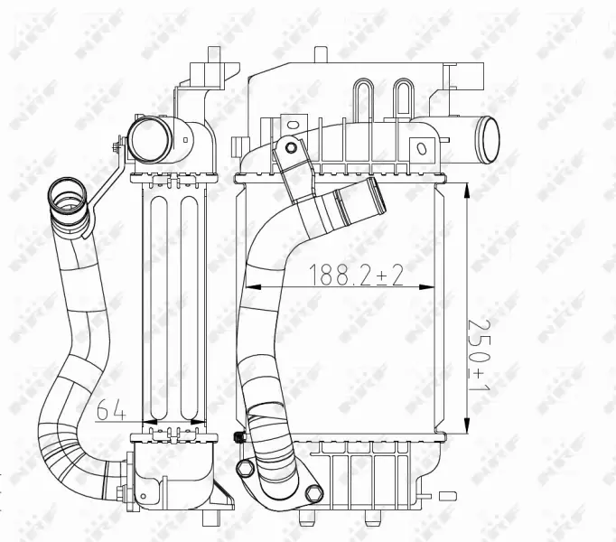 NRF INTERCOOLER 30785 