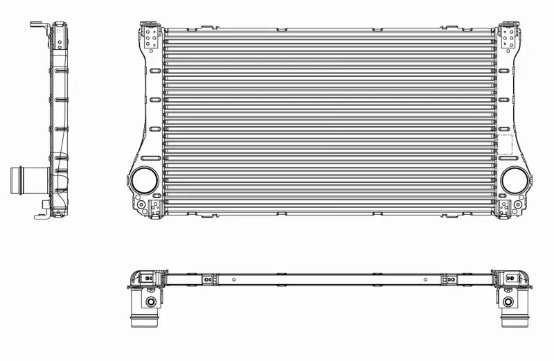 NRF CHŁODNICA POWIETRZA INTERCOOLER 30786 