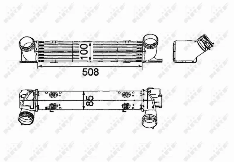 NRF CHŁODNICA POWIETRZA INTERCOOLER 30797 