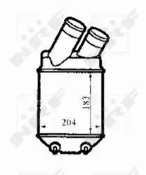 NRF CHŁODNICA POWIETRZA INTERCOOLER 30832 