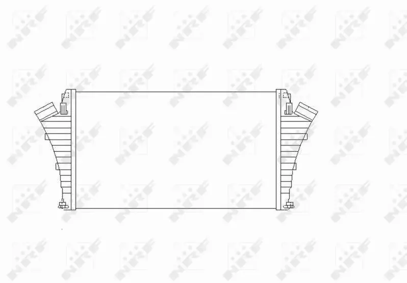 NRF CHŁODNICA POWIETRZA INTERCOOLER 30855 