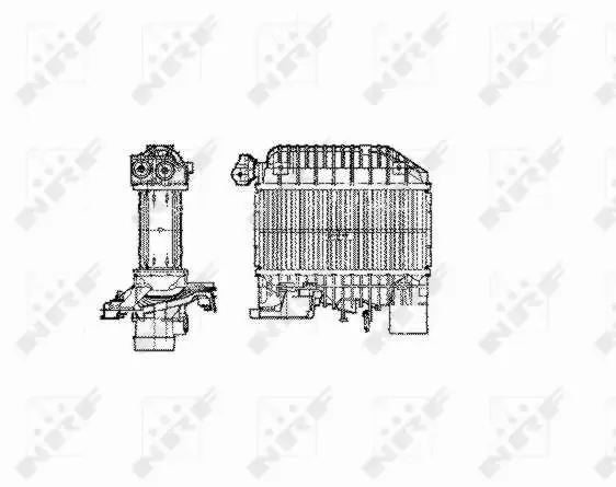 NRF CHŁODNICA POWIETRZA INTERCOOLER 30856 