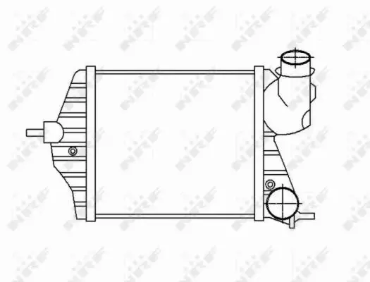 NRF CHŁODNICA INTERCOOLER 30872 