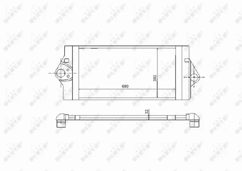 NRF INTERCOOLER 30893 