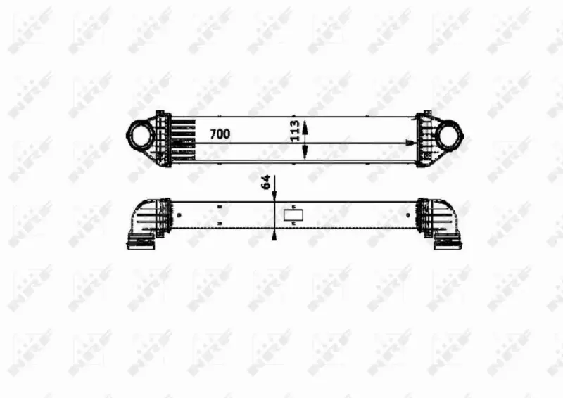 NRF INTERCOOLER 30900 