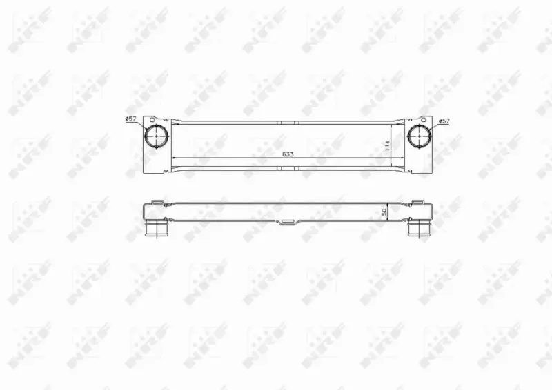 NRF INTERCOOLER 30902 