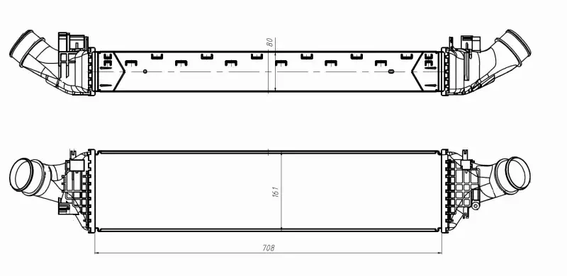 NRF INTERCOOLER 309047 