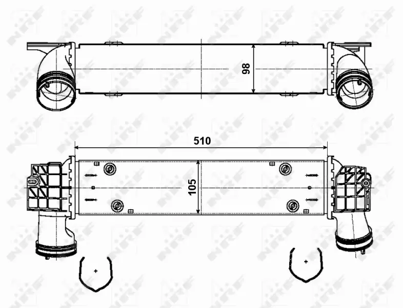 NRF INTERCOOLER 30907A 