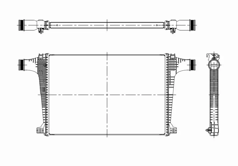 NRF CHŁODNICA INTERCOOLER 309121 