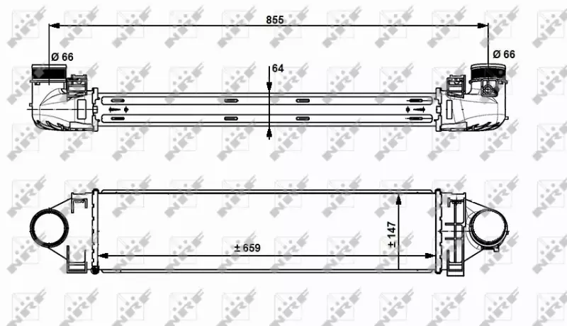 NRF INTERCOOLER 30912 