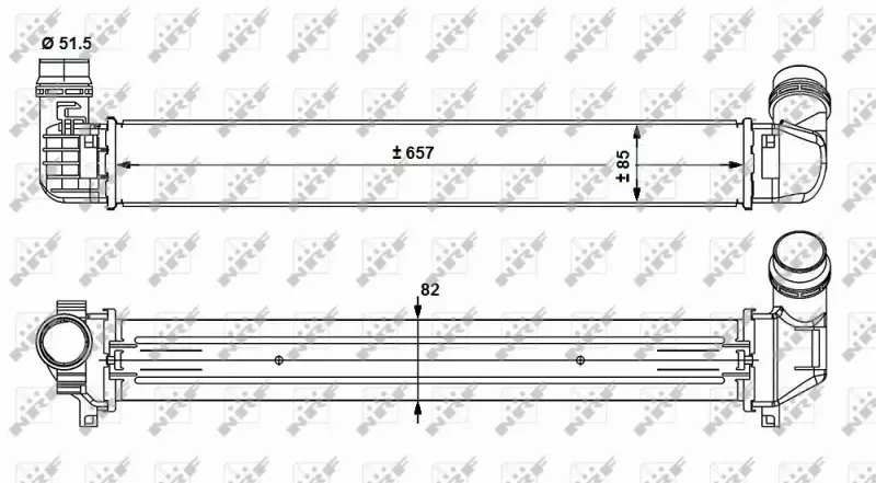 NRF INTERCOOLER 30916 