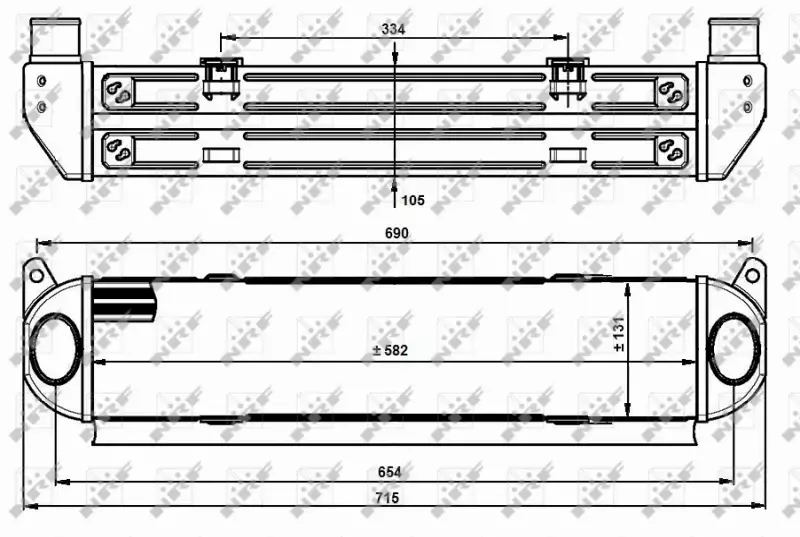 NRF INTERCOOLER 30920 