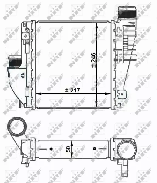 NRF INTERCOOLER 30924 