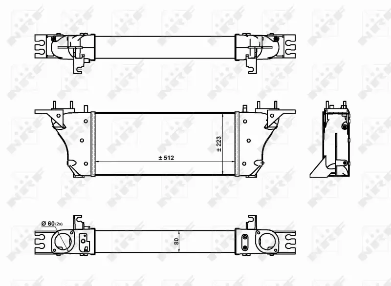 NRF INTERCOOLER 30928 