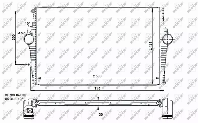 NRF INTERCOOLER 30931 