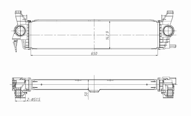 NRF CHŁODNICA INTERCOOLER 309383 