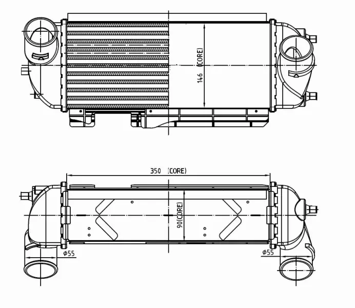 NRF INTERCOOLER 30989 