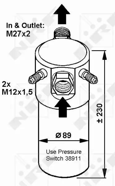 NRF OSUSZACZ KLIMATYZACJI 33064 