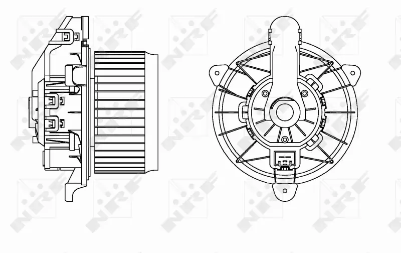 NRF WENTYLATOR WEWNĘTRZNY 34166 