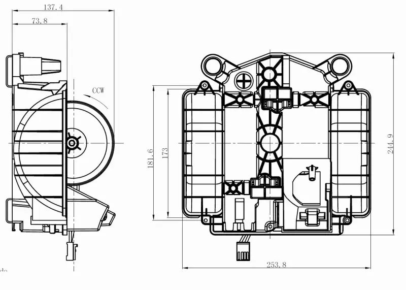 NRF SILNIK DMUCHAWY 34281 