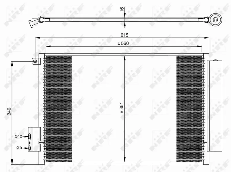 NRF SKRAPLACZ KLIMATYZACJI 350065 