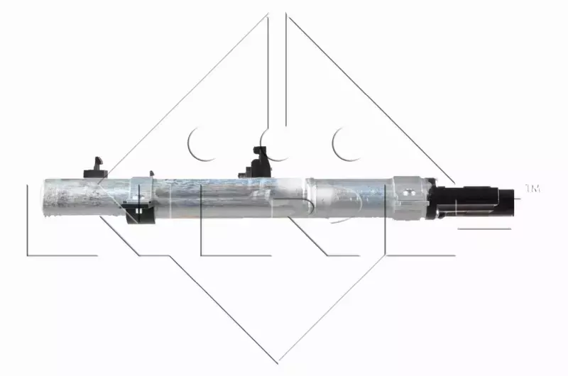 NRF CHŁODNICA KLIMATYZACJI AUDI A4 B8 A5 8T Q5 8R 