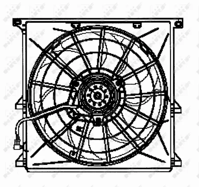 NRF WENTYLATOR CHŁODNICY 47024 