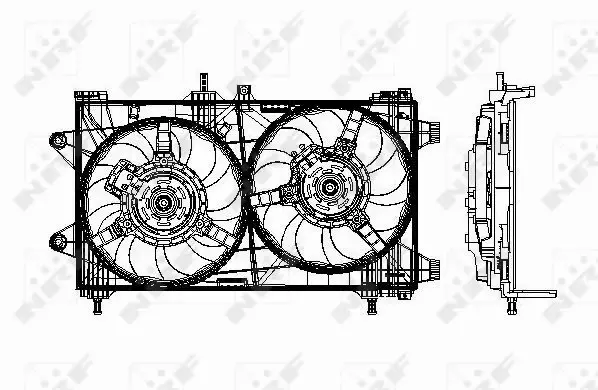 NRF WENTYLATOR CHŁODNICY 47802 