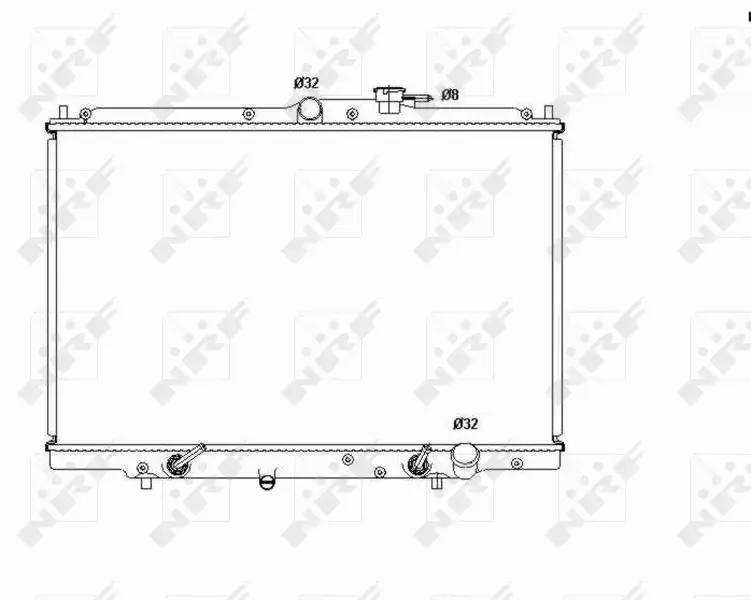 NRF CHŁODNICA SILNIKA 53515 
