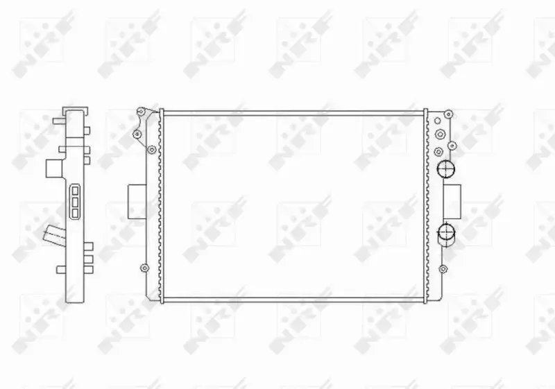 NRF CHŁODNICA SILNIKA 53613 