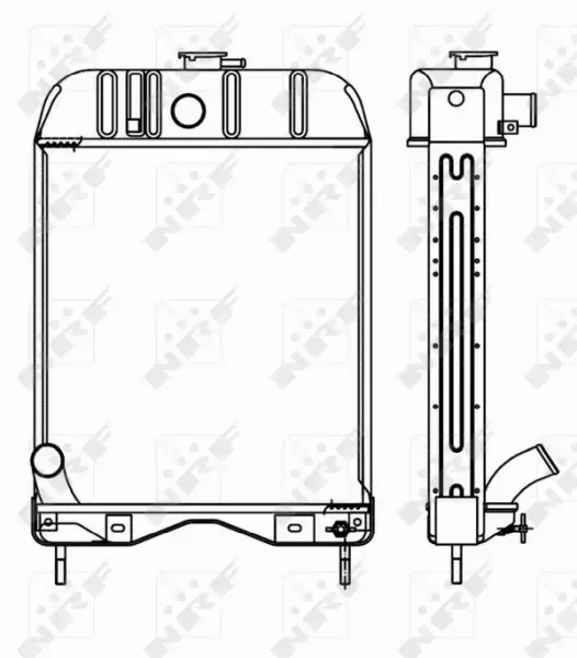 NRF CHŁODNICA SILNIKA 53654 