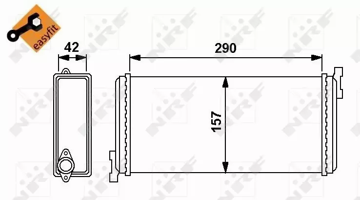 NRF NAGRZEWNICA WNĘTRZA 54240 